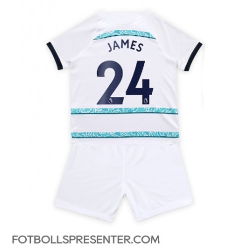 Chelsea Reece James #24 Bortatröja Barn 2022-23 Kortärmad (+ korta byxor)